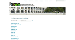 Desktop Screenshot of municipios.ibam.org.br